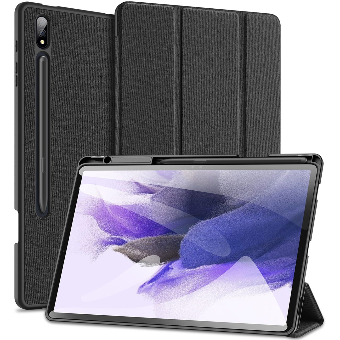 DUX DUCIS case DOMO foldable with pencil storage jaoks SAMSUNG Tab S9 Plus must