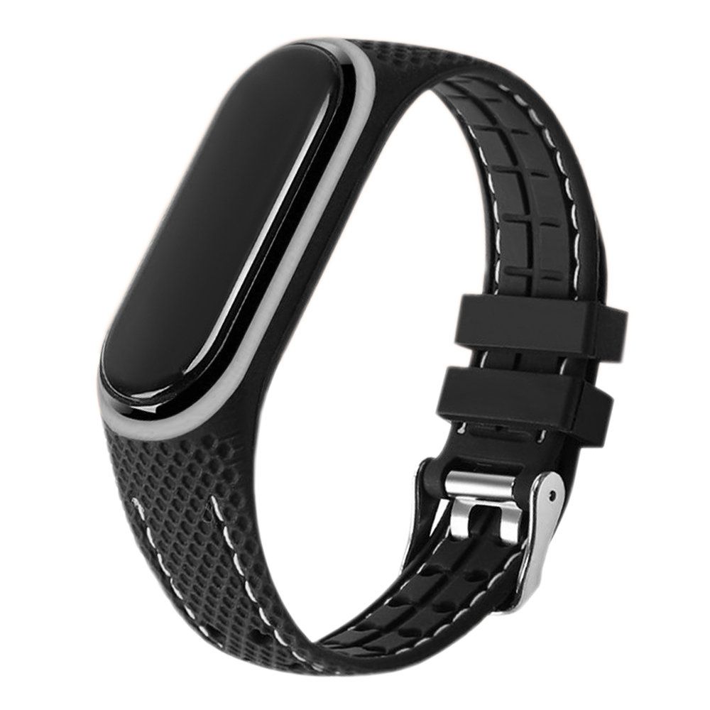 Elastomer strap LIFESTYLE jaoks XIAOMI Mi Band 7 must (03)