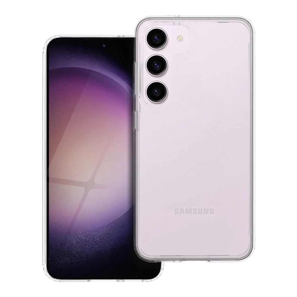 SUPER CLEAR HYBRID ümbris jaoks SAMSUNG S23 läbipaistev