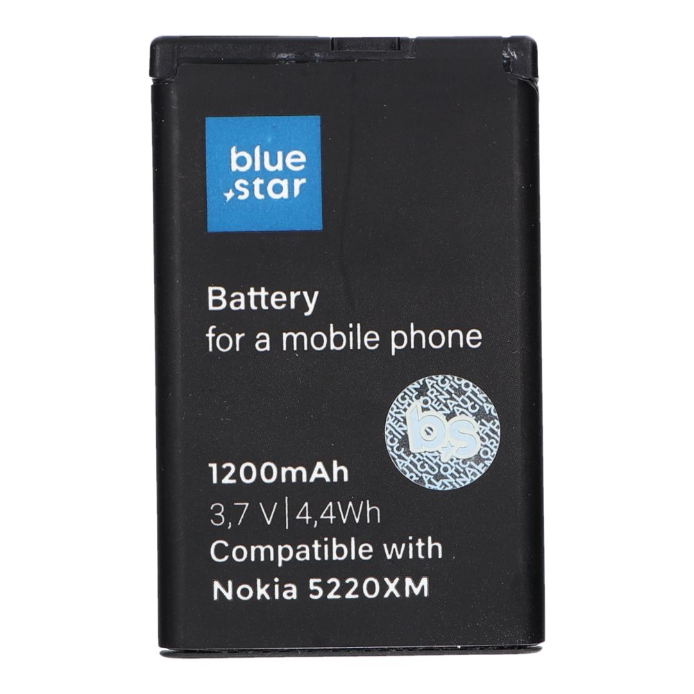 Aku jaoks Nokia 5220 XM / 5630 XM / 6303 / 6730 / 3720 / C3 / C5-00 /C6-01 1200 mAh Sinine Star Premium