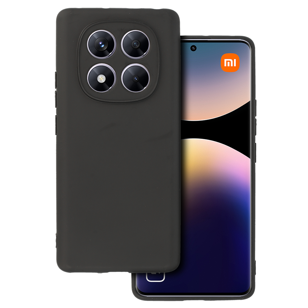 Back Ümbris MATT jaoks XIAOMI REDMI NOTE 14 PRO 4G Must