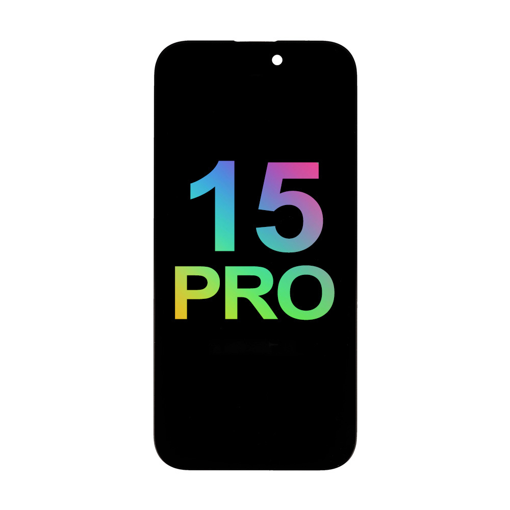 Mecanico Soft OLED Screen Incell jaoks Iphone 15 Pro must with frame (Support IC Transplant)