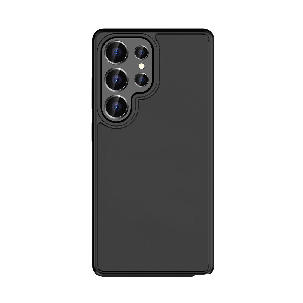 Rock Guard Touch Matte Series Ümbris jaoks Samsung Galaxy S25 Ultra must