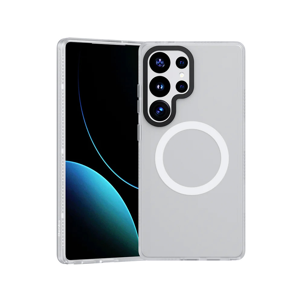 Benks Magnetic Lucid Armor Ümbris (0045) jaoks Samsung Galaxy S25 Plus Ultra valge
