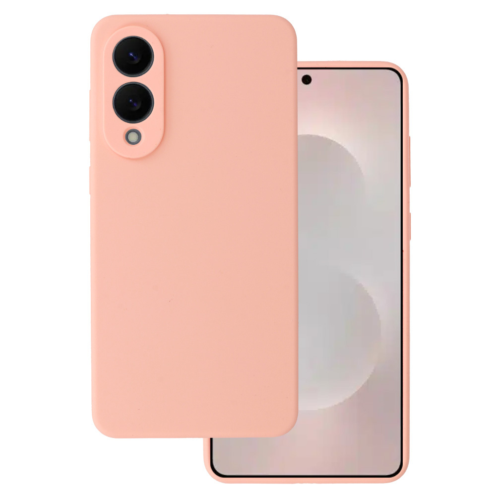 Silicone Lite Ümbris jaoks Samsung Galaxy S25 Edge peach