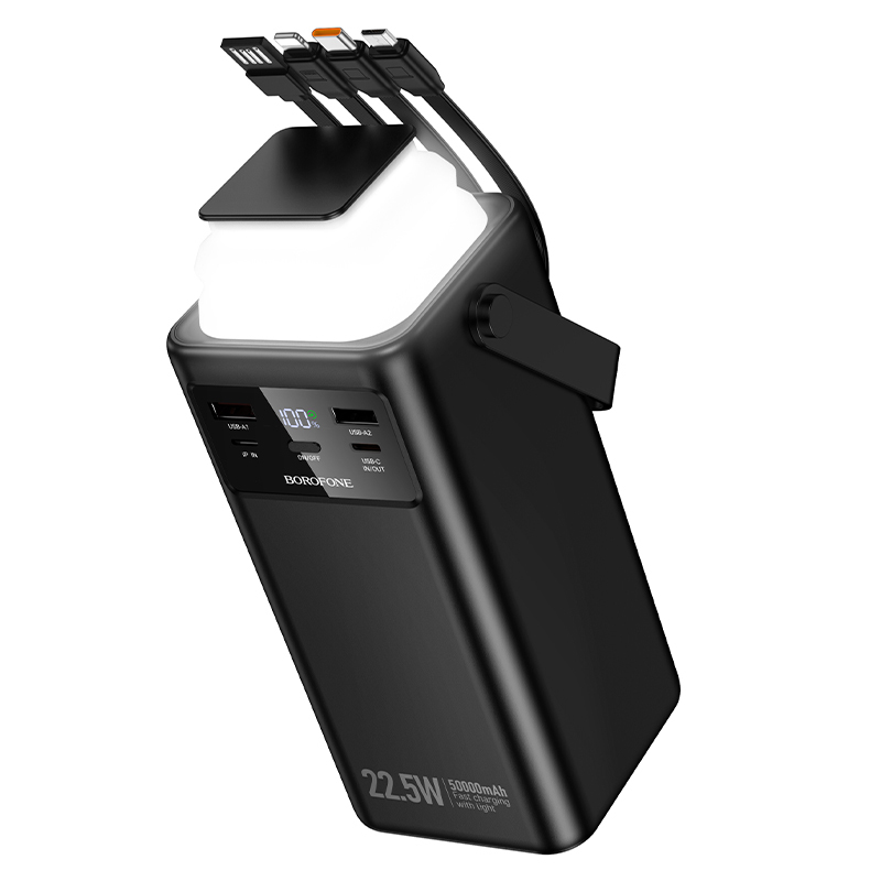 External battery Akupank Borofone BJ65A 22.5W 50000mAh must