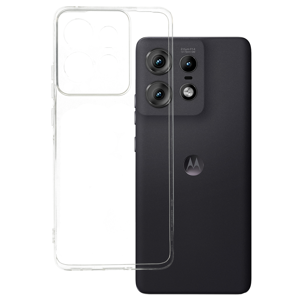 Ultra Läbipaistev 1mm Ümbris jaoks Motorola Edge 50 Pro 5G Läbipaistev