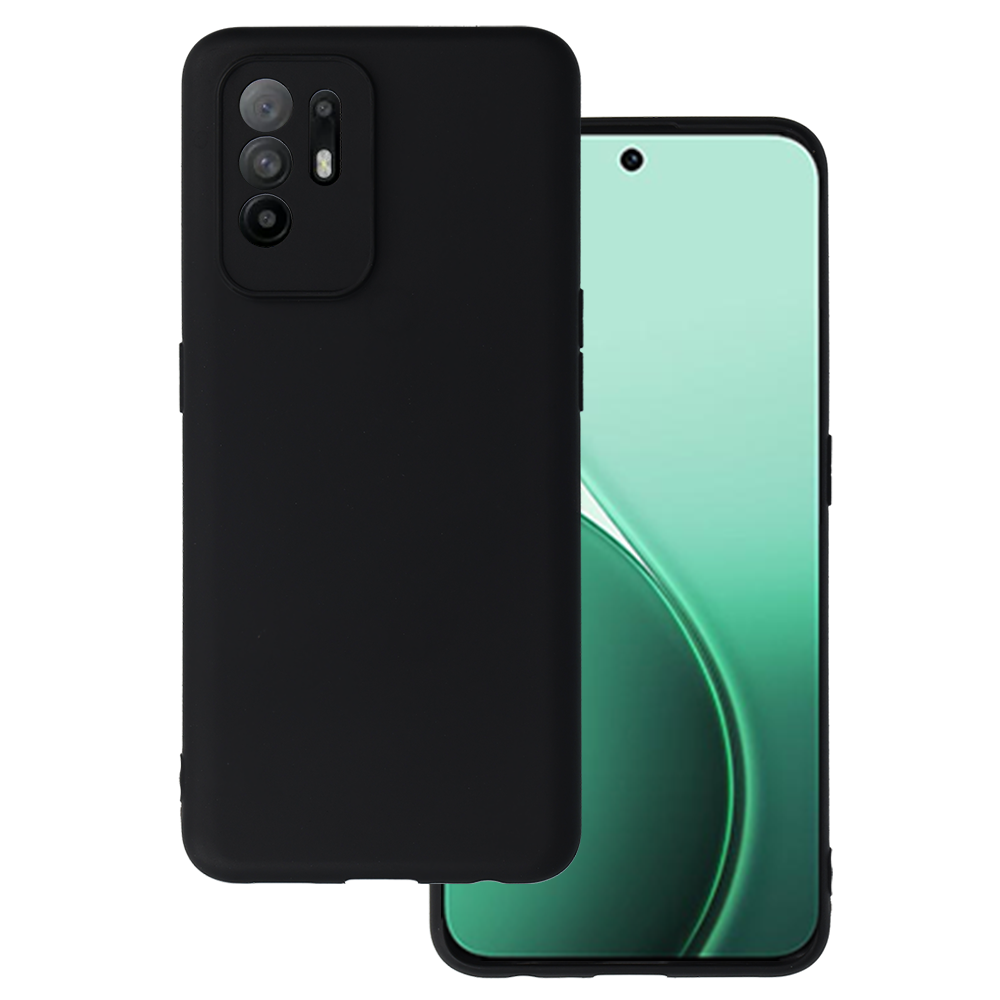 Back Ümbris MATT jaoks OPPO RENO 5Z 5G Must