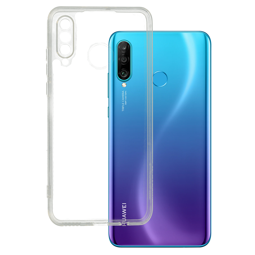 Ultra Läbipaistev 1mm Ümbris jaoks Huawei P30 Lite Läbipaistev