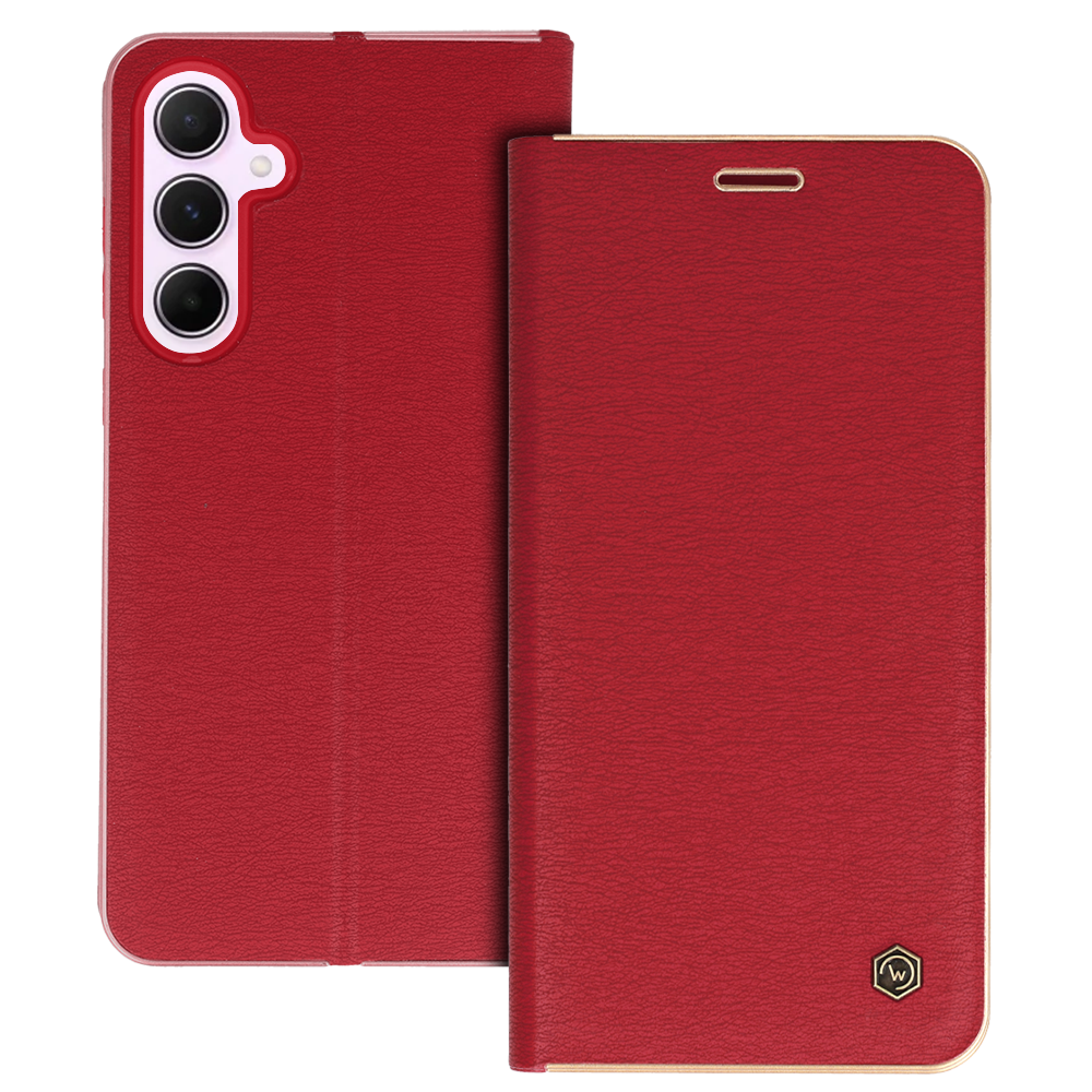 Wonder Frame Ümbris jaoks Samsung Galaxy A55 5G punane