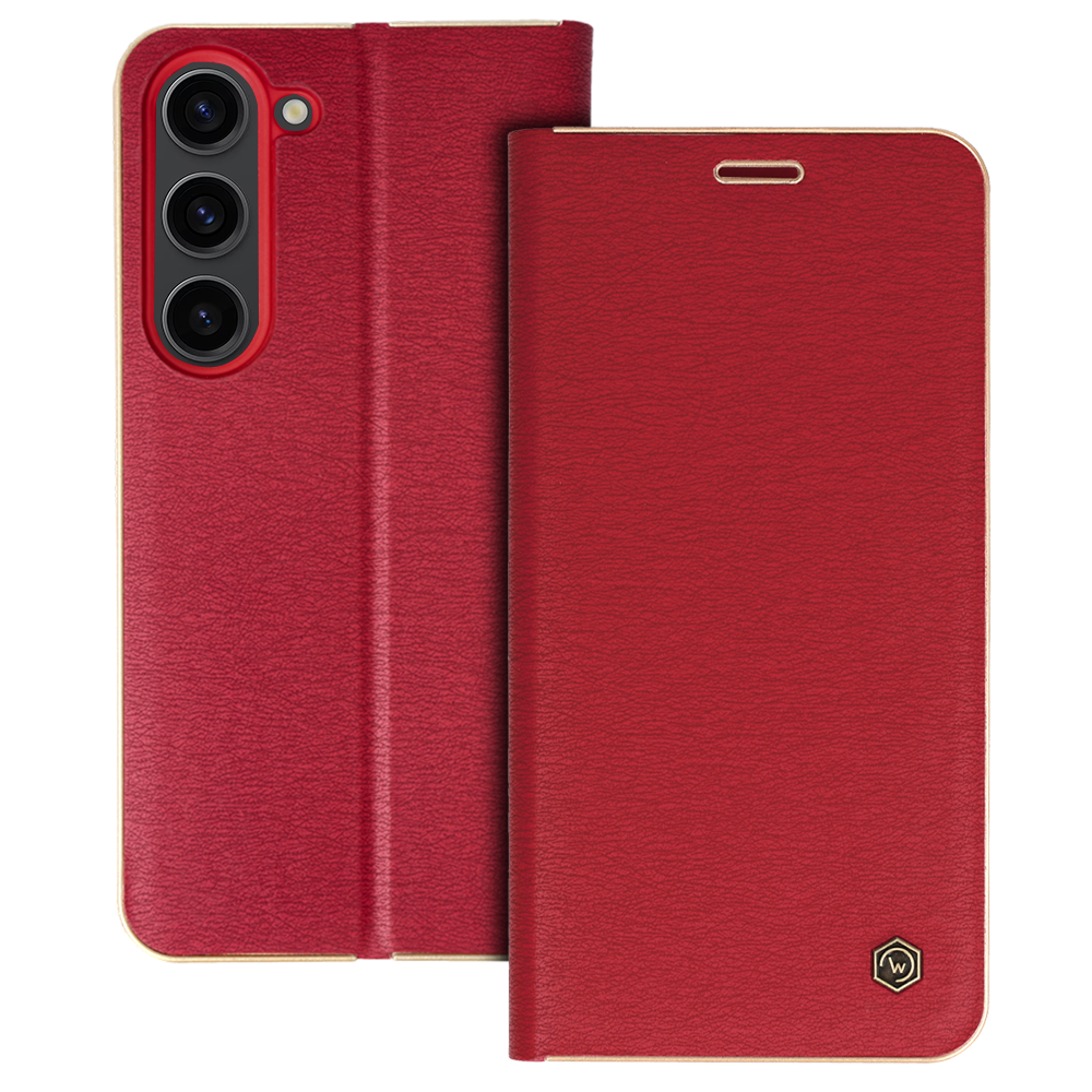 Wonder Frame Ümbris jaoks Samsung Galaxy S24 Ultra punane