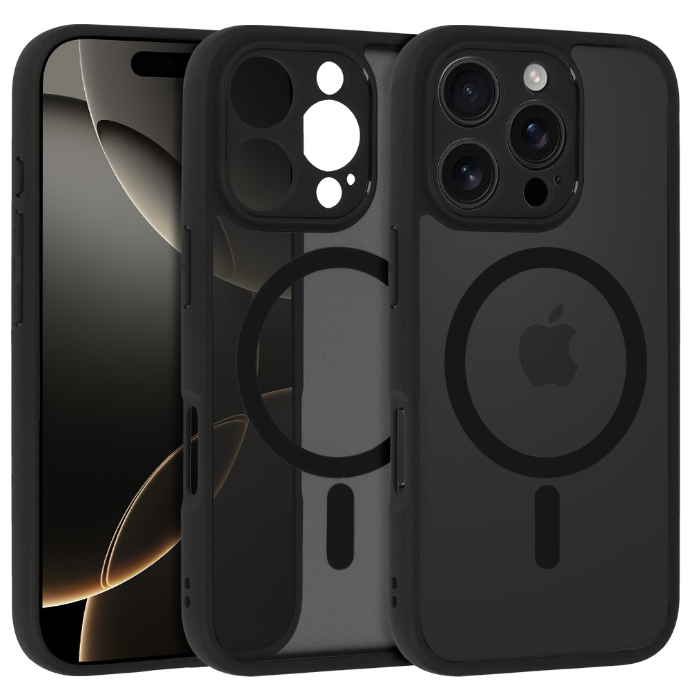 Full Matte Mag Cover jaoks Iphone 15 Pro must