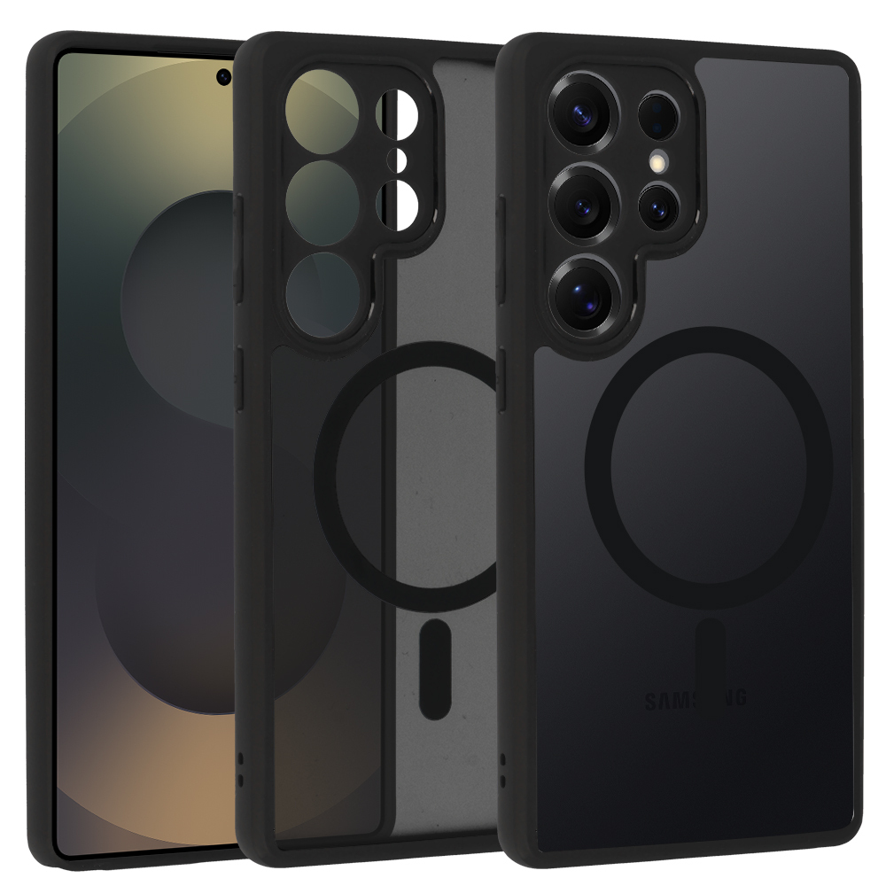 Full Matte Mag Cover jaoks Samsung Galaxy S25 Ultra must