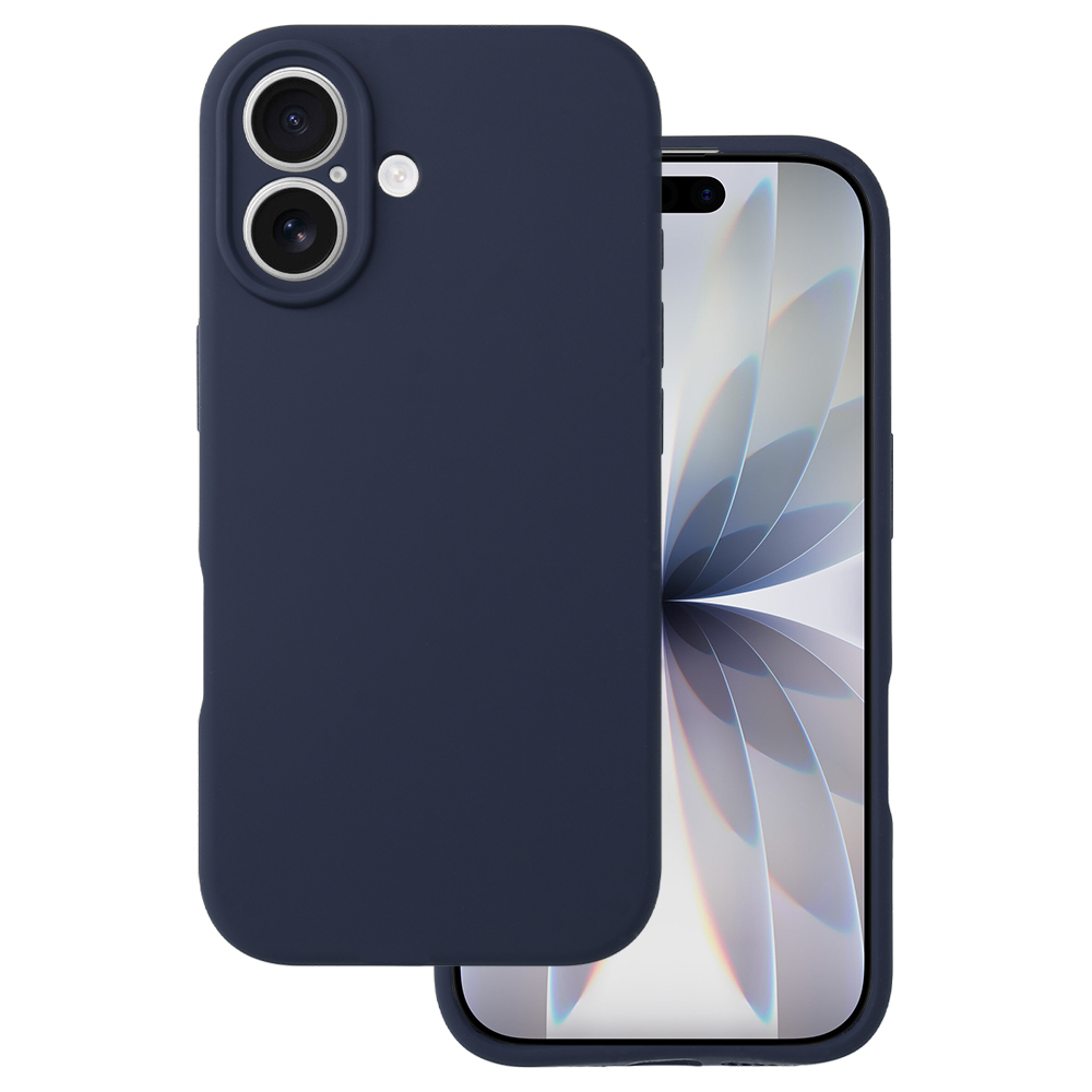 Silicone Lite Ümbris jaoks Iphone 17 Air tumesinine