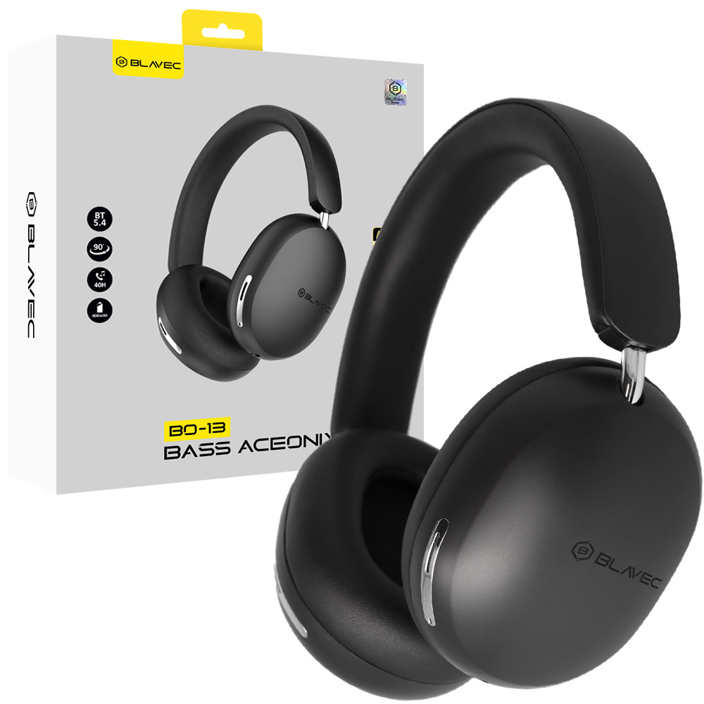 Blavec Over-ear Bluetooth Kõrvaklapid BO-13 Bass Aceonix ANC (BO13-B) must
