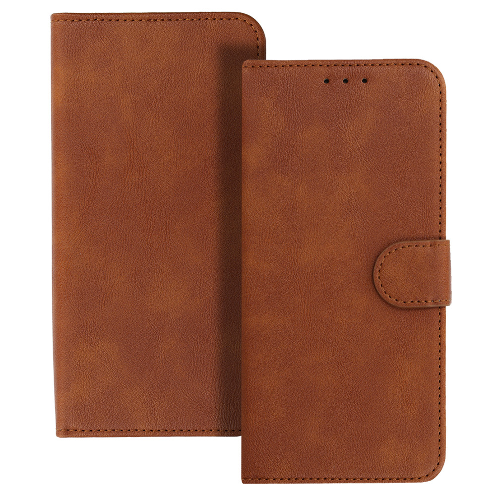 COMMON Universal Kaaned (SIZE S) jaoks Iphone 12/13/Samsung S6/A5 2016/Xcover 4/S22/Huawei P8 2017 brown