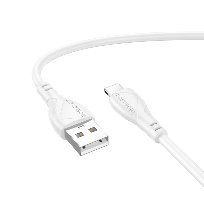 Borofone кабель BX121 Energy - USB в Lightning - 2,4A 1 метр белый