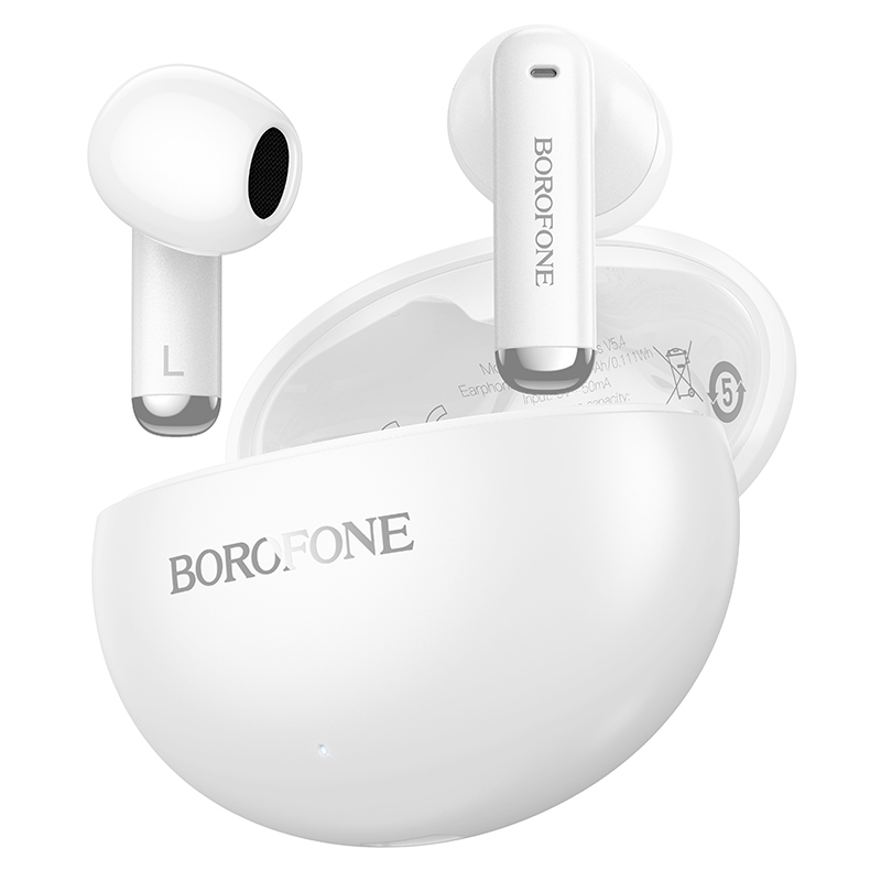 Borofone TWS Bluetooth Kõrvaklapid FQ12 Nice valge