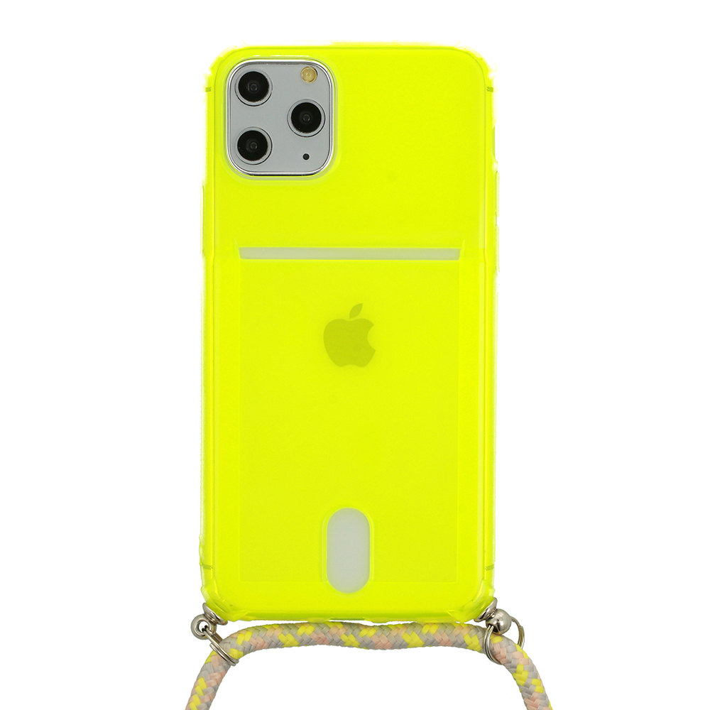STRAP Fluo Ümbris jaoks Iphone X/XS Lime