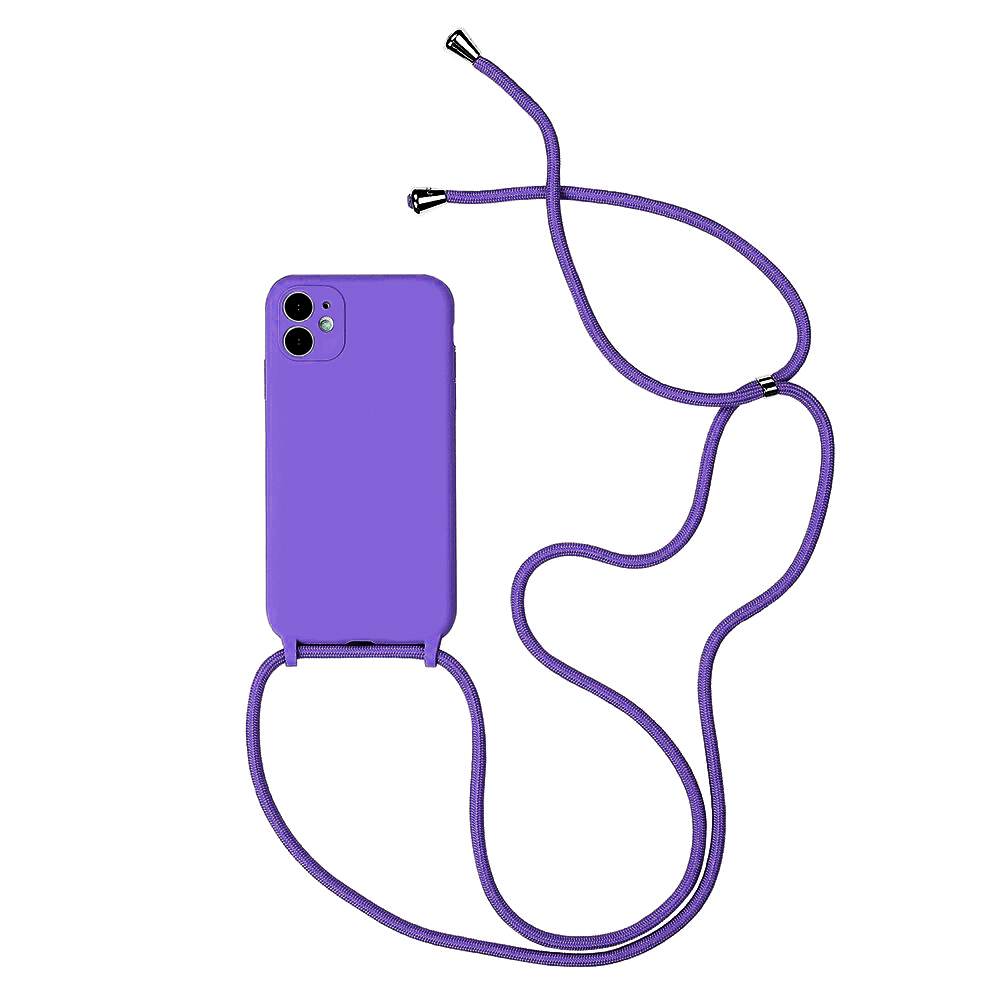 Strap Silicone Ümbris jaoks Iphone 11 Pro Violet