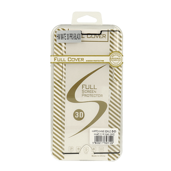 Karastatud klaas 3D jaoks HUAWEI MATE 30 PRO Must, CURVED