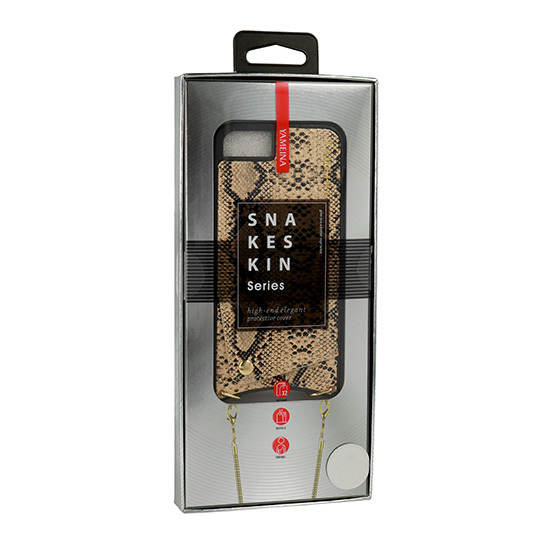 BAG - SNAKE Leather Ümbris - IPHONE XS MAX Kuldne