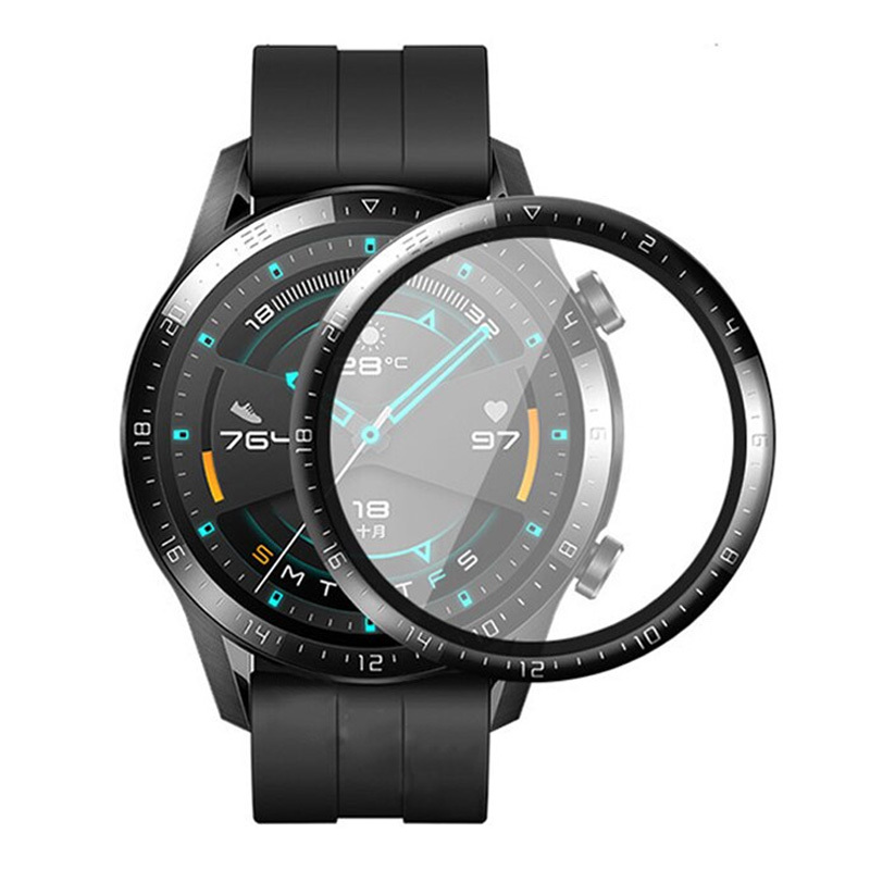 Karastatud klaas Acrylic Full Glue jaoks Huawei Watch GT2 46mm