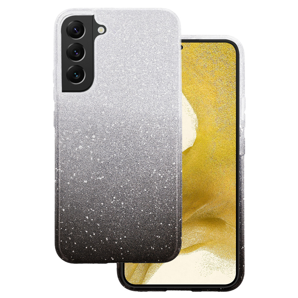 Back Ümbris BLING jaoks SAMSUNG GALAXY S22 Plus Must