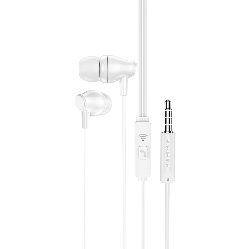 Borofone Kõrvaklapid BM61 Wanderer with microphone valge