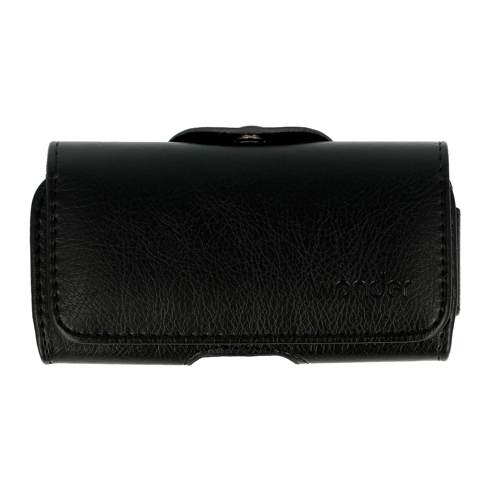 WONDER Pro Belt Holster (SIZE 12) jaoks Huawei Y3-2/Nokia 630/Samsung A310/G350/G360/I9100/Sony Z3 mini must