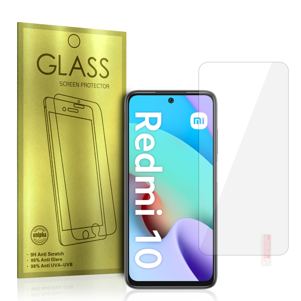 Karastatud klaas kuldne jaoks XIAOMI REDMI 10
