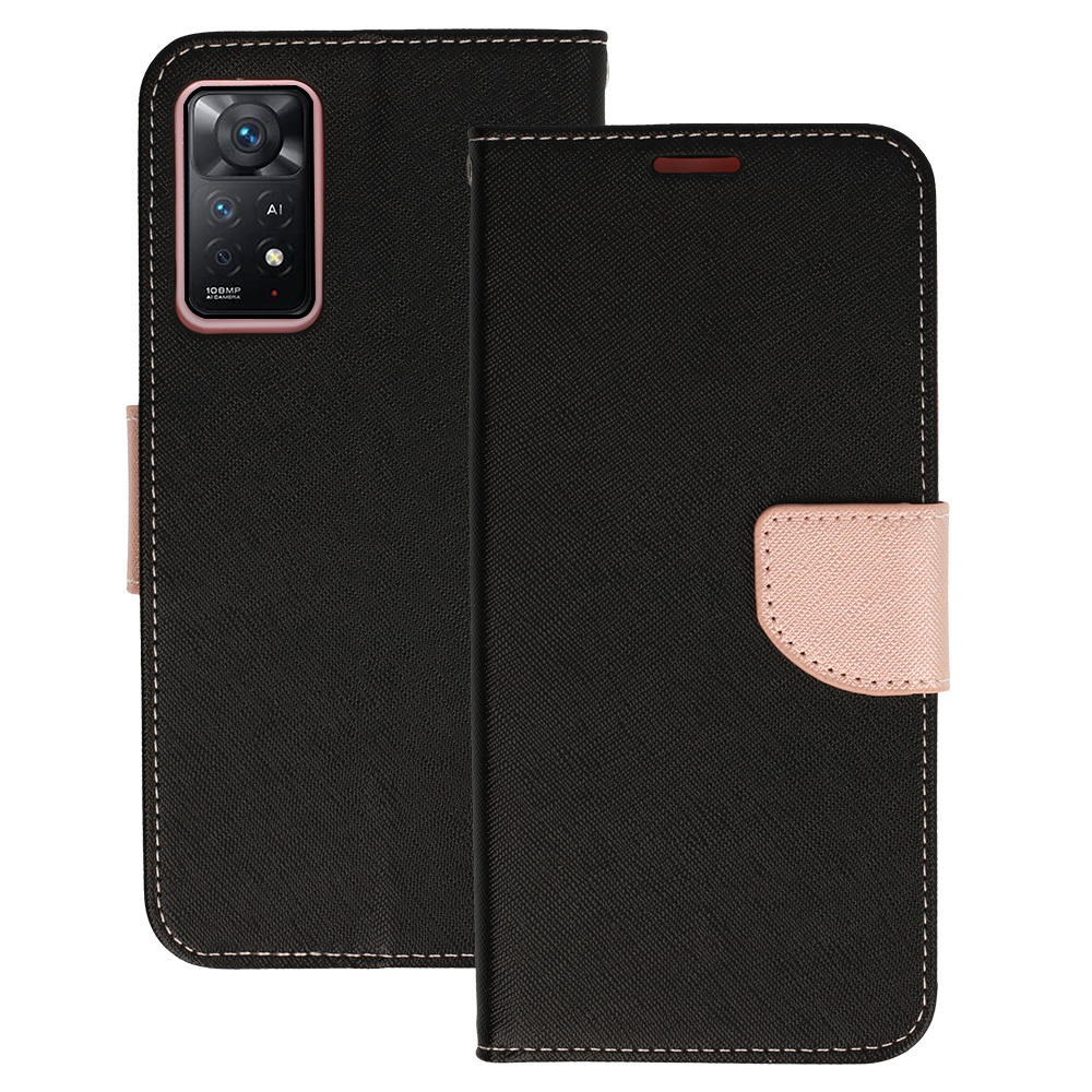 Fancy Ümbris jaoks Xiaomi Redmi Note 11 5G/Note 11S 5G/Poco M4 Pro 5G must-kuldne