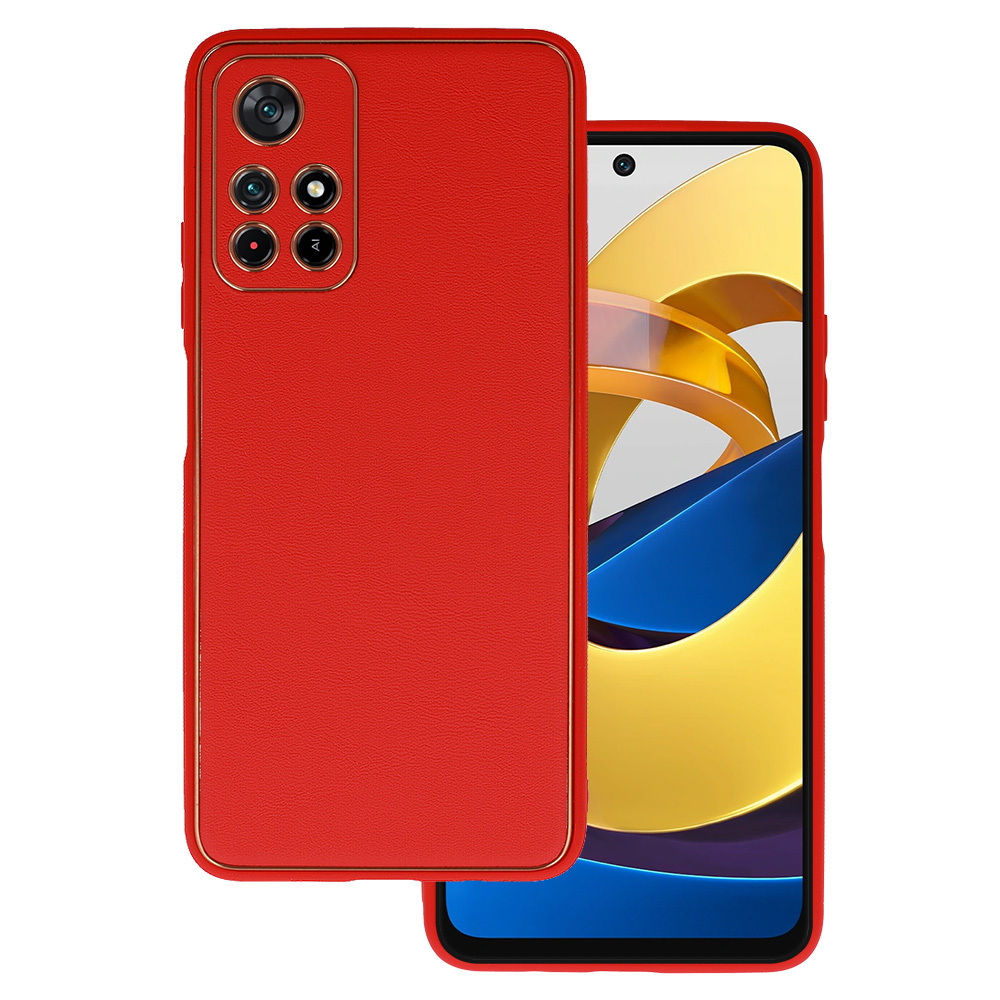 TEL PROTECT Luxury Ümbris jaoks Xiaomi Redmi Note 11 5G/Note 11S 5G/Poco M4 Pro 5G Punane