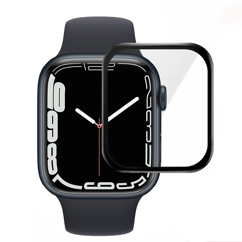 Karastatud klaas Acrylic Full Glue jaoks Apple Watch 7/8/9 45mm