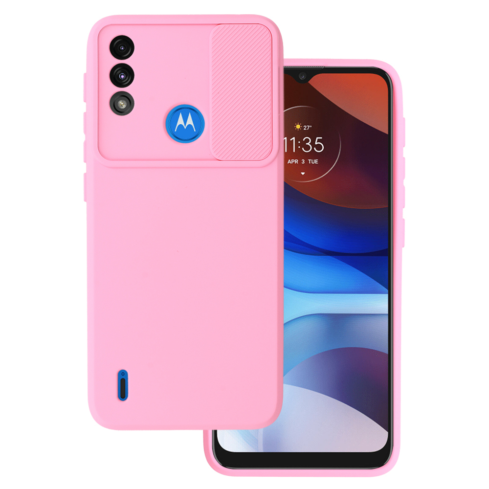 Camshield Soft jaoks Motorola Moto E7 Power/E7i Power Light roosa