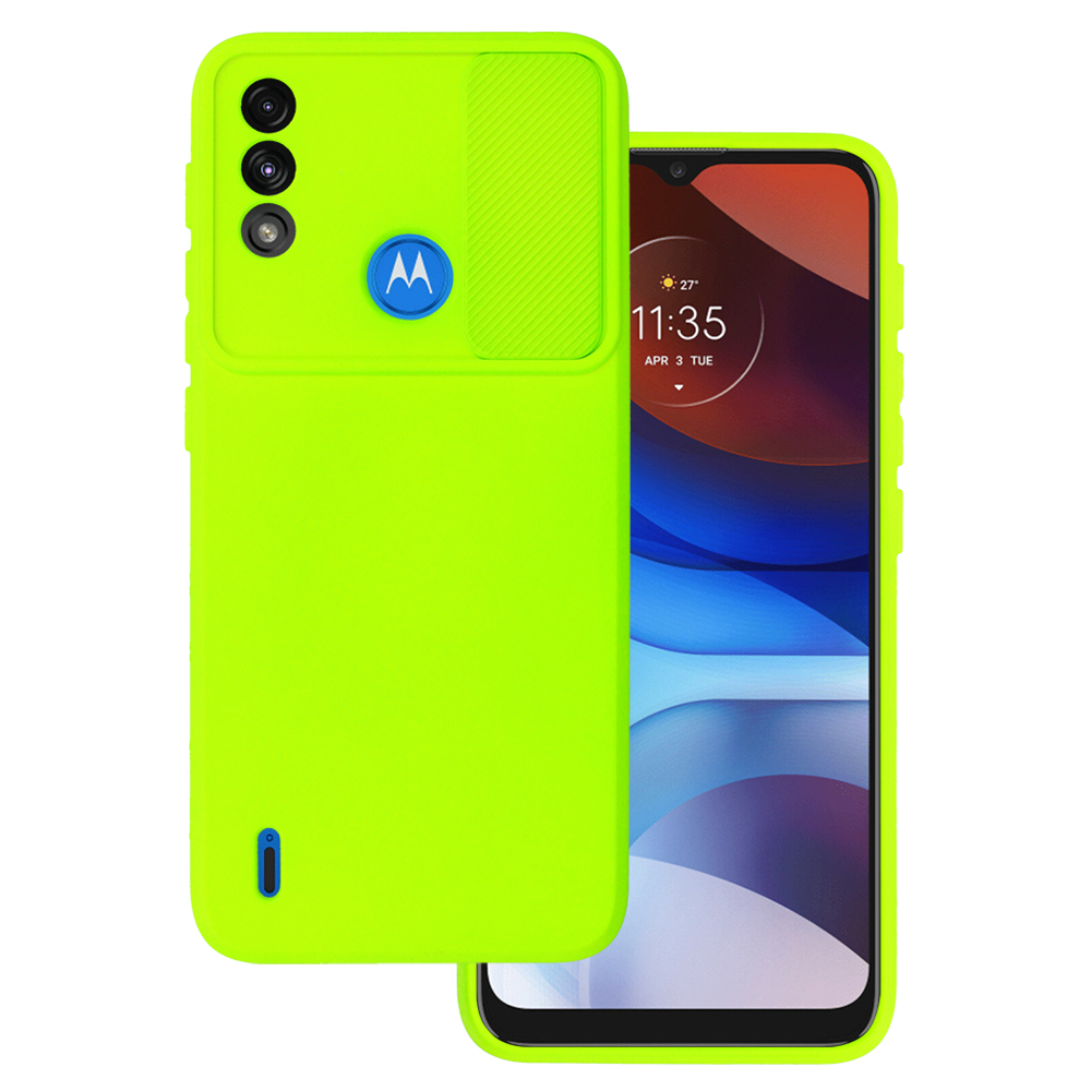 Camshield Soft jaoks Motorola Moto E7 Power/E7i Power Lime