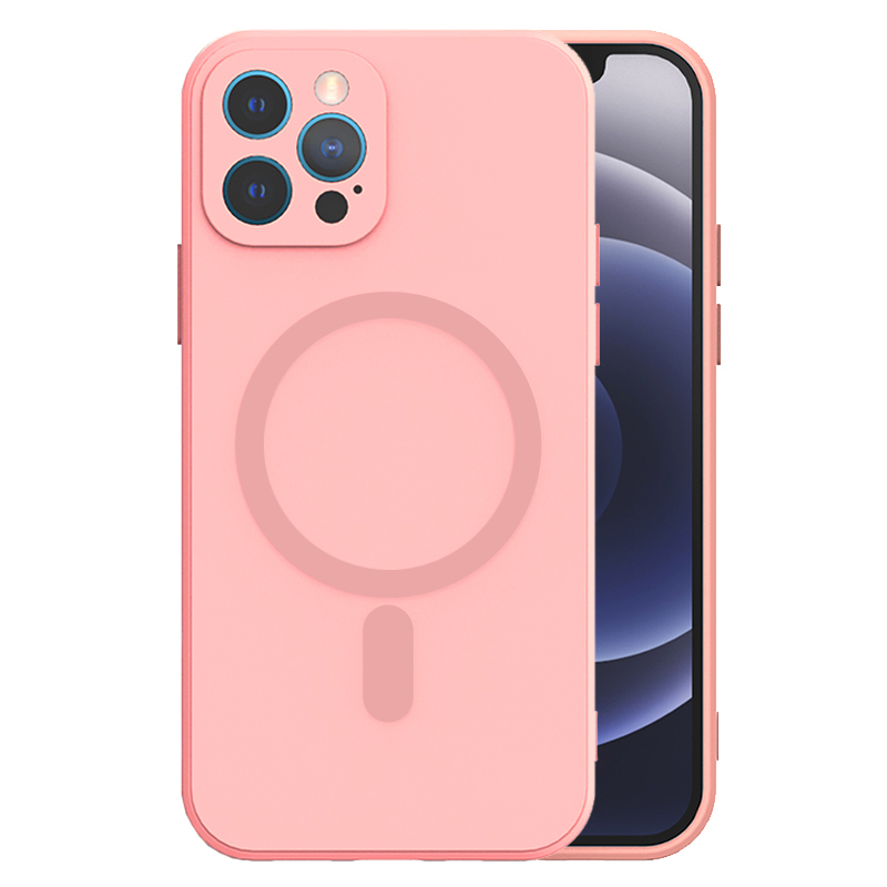 TEL PROTECT MagSilicone Ümbris jaoks Iphone 14 Pro Max Lightpink