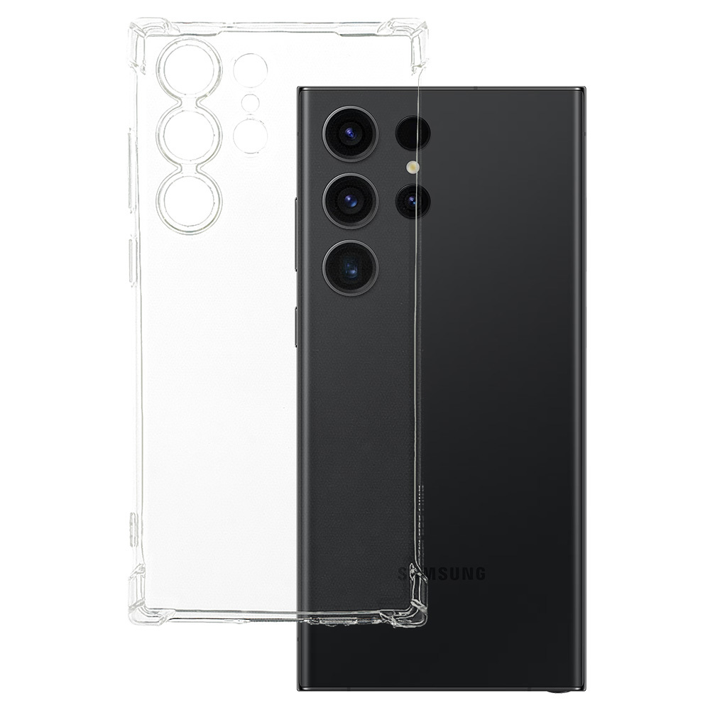 Clin Anti Shock 1,5mm jaoks SAMSUNG GALAXY S23 ULTRA läbipaistev