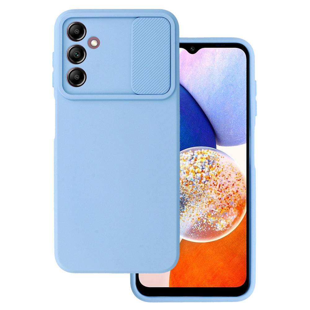 Camshield Soft jaoks Samsung Galaxy A14 4G/5G Light sinine