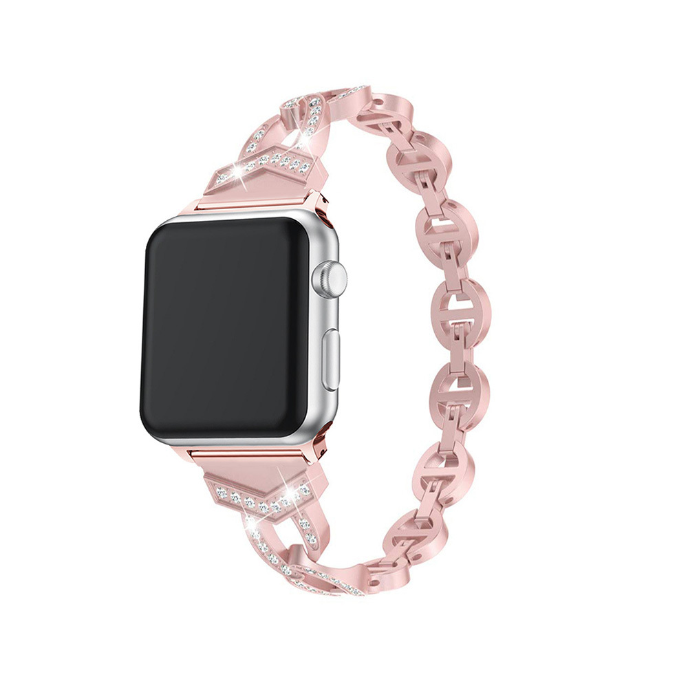 Bracelet loop jaoks Apple Watch 42/44/45 design 3 roosa