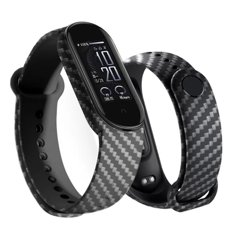 Wristband jaoks Xiaomi Mi Band 7 Carbon must