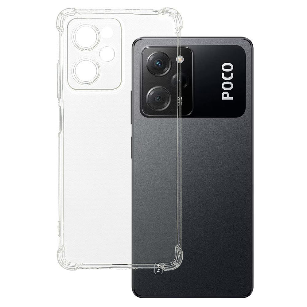 Clin Anti Shock 1,5mm jaoks XIAOMI POCO X5 PRO läbipaistev
