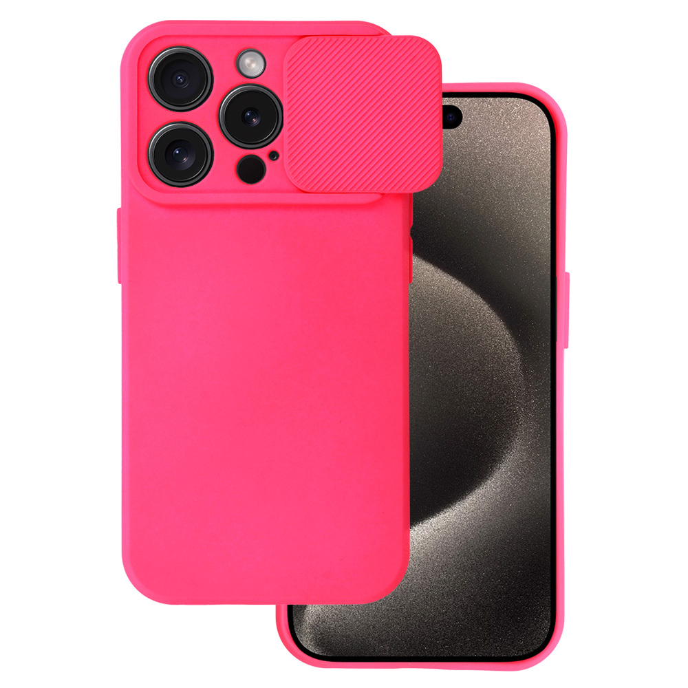 Camshield Soft jaoks Iphone 15 Pro Max Roosa