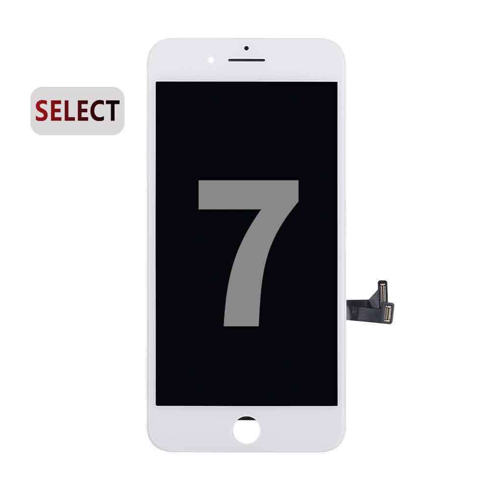 LCD Display NCC jaoks Iphone 7 Valge Metal Plate Select