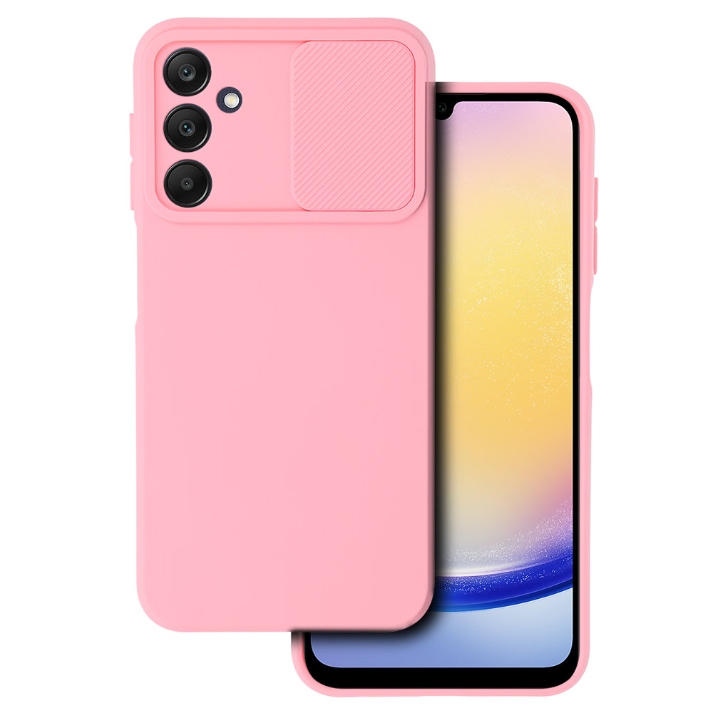 Camshield Soft jaoks Samsung Galaxy A25 5G Light roosa