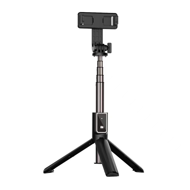Selfie Stick MINI - with detachable bluetooth remote control and tripod - P40L BLACK