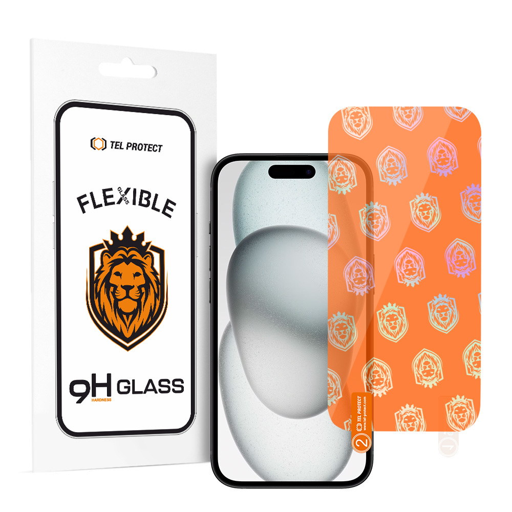 Tel Protect Best Flexible Hybrid Karastatud klaas jaoks IPHONE 15/15 PRO