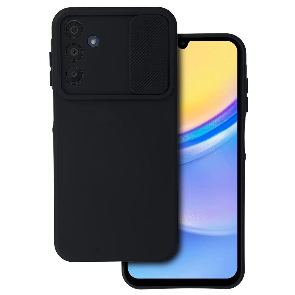 Camshield Soft jaoks Samsung Galaxy A15 4G/5G Must