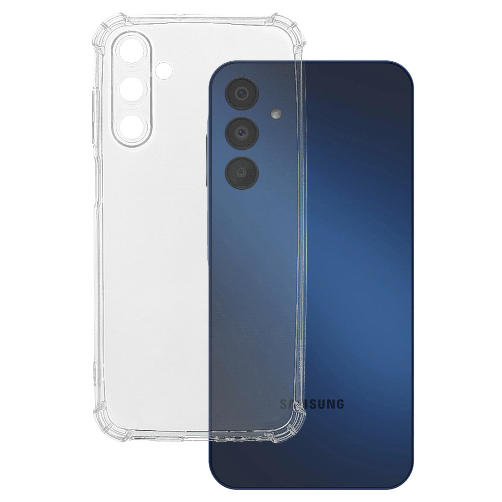 Clin Anti Shock 1,5mm jaoks SAMSUNG GALAXY A15 4G/5G TRANSPARENT