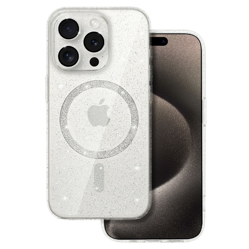 Glitter Magsafe Ümbris jaoks Iphone 13 läbipaistev
